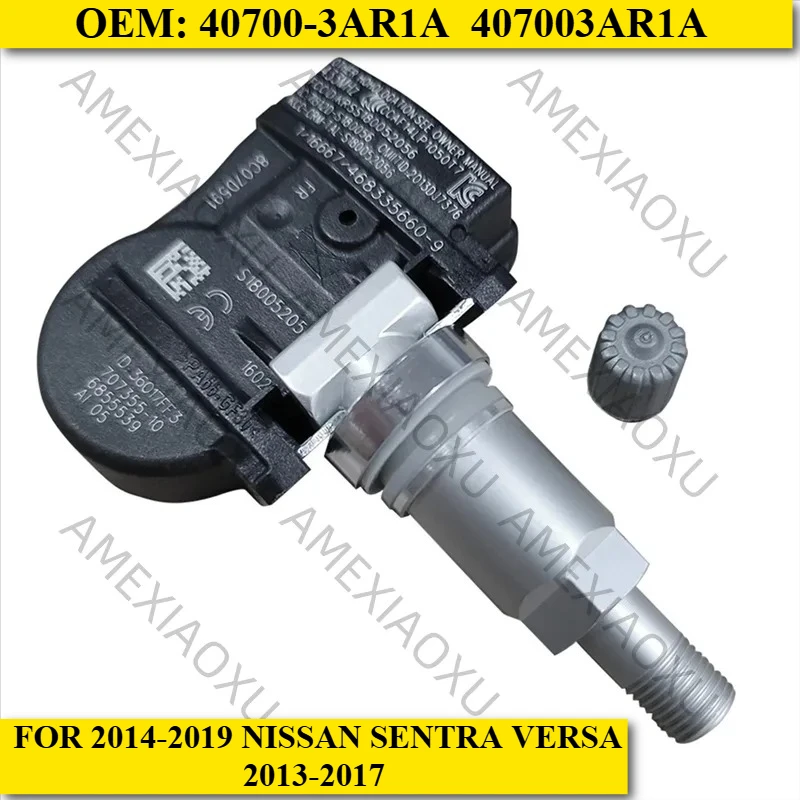 4Pcs OEM: 40700-3AR1A 407003AR1A FOR 2014-2019 NISSAN SENTRA VERSA 2013-2017 TPMS SENSOR 315MHz TIRE PRESSURE SENSOR
4Pcs OEM: 40700-3AR1A 407003AR1A FOR 2014-2019 NISSAN SENTRA VERSA 2013-2017 TPMS SENSOR 315MHz TIRE PRESSURE SENSOR