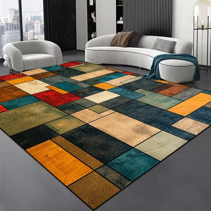 Nordic Abstract Geometric Carpets for Living Room Plush Decoration Home Retro Non-slip Floor Mat Washable Bedroom Cloakroom Rugs
Nordic Abstract Geometric Carpets for Living Room Plush Decoration Home Retro Non-slip Floor Mat Washable Bedroom Cloakroom Rugs