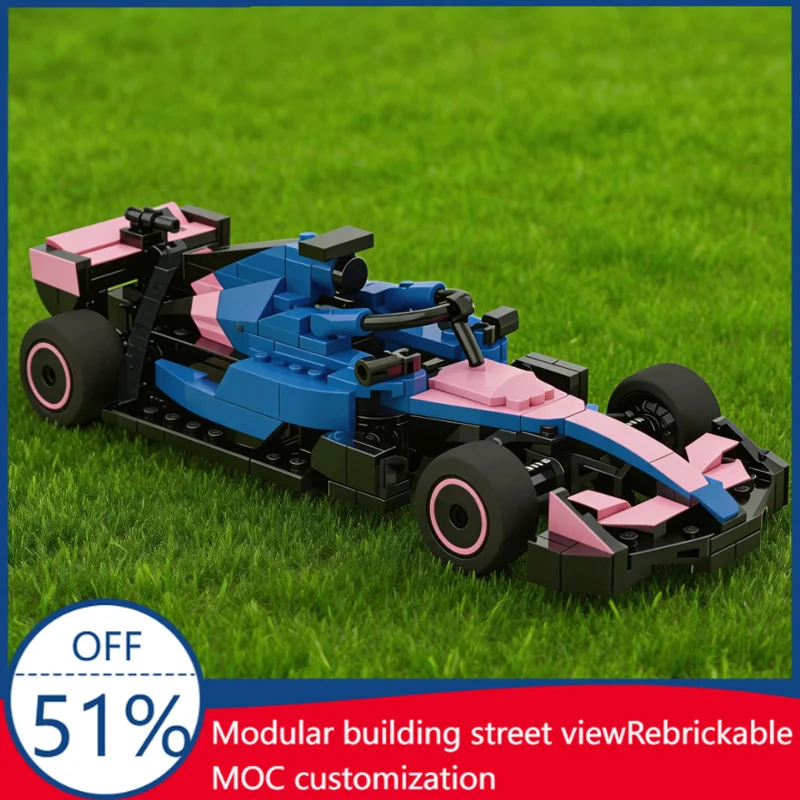 266 PCS Customize Series F1 Racing Car Modular MOC Building Block Model Children Puzzles DIY Creative Toy Halloween Display Gift
266 PCS Customize Series F1 Racing Car Modular MOC Building Block Model Children Puzzles DIY Creative Toy Halloween Display Gift