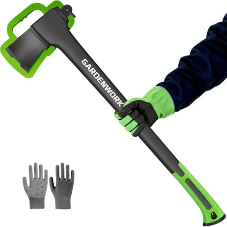 Wood Splitting Axe, 32"Chopping Axe for Heavy Duty Woood Cutting, Axe for Chopping Wood, Shock Absorber Handle and Anti Slip Gr
Wood Splitting Axe, 32"Chopping Axe for Heavy Duty Woood Cutting, Axe for Chopping Wood, Shock Absorber Handle and Anti Slip Gr
