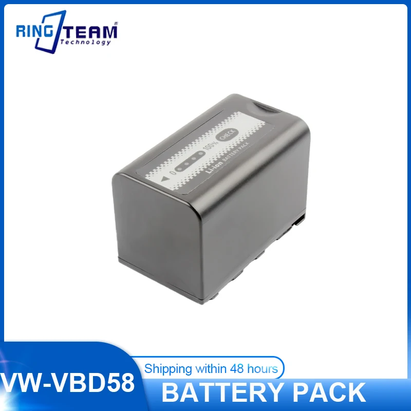 5800 мА · ч VW-VBD58 AG-VBR59 аккумулятор/LED USB зарядное устройство для Panasonic AJ-HPX260MC,HPX265MC,PX 270,PX 298,AG-FC100, VBD78
5800 мА · ч VW-VBD58 AG-VBR59 аккумулятор/LED USB зарядное устройство для Panasonic AJ-HPX260MC,HPX265MC,PX 270,PX 298,AG-FC100, VBD78