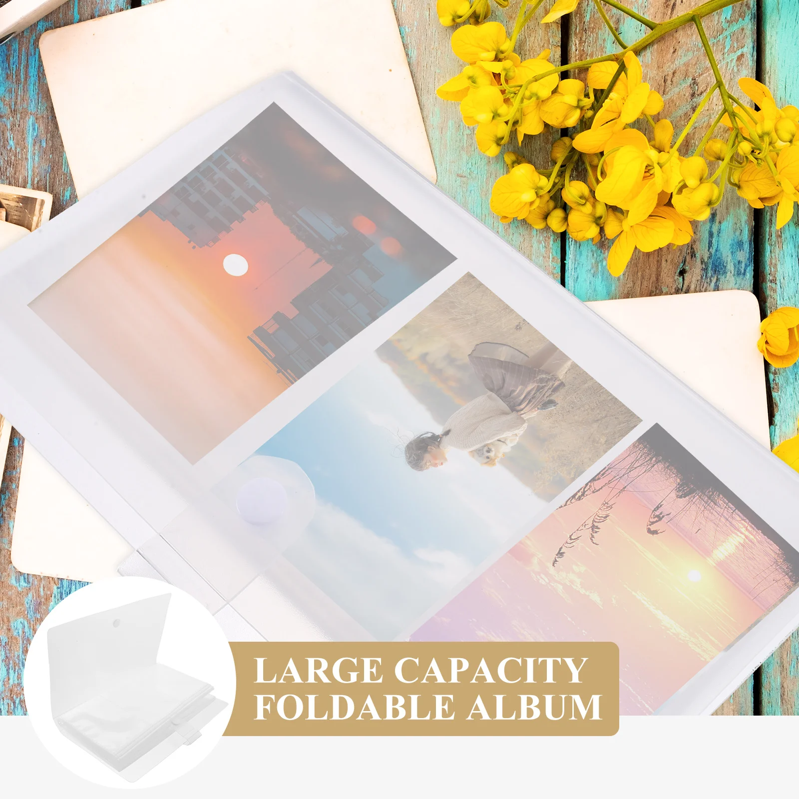 High Capacity Album 240 Pages Transparent Storage Book for Pictures Postcards Tickets Coupons Collectibles PP Material Photo
High Capacity Album 240 Pages Transparent Storage Book for Pictures Postcards Tickets Coupons Collectibles PP Material Photo