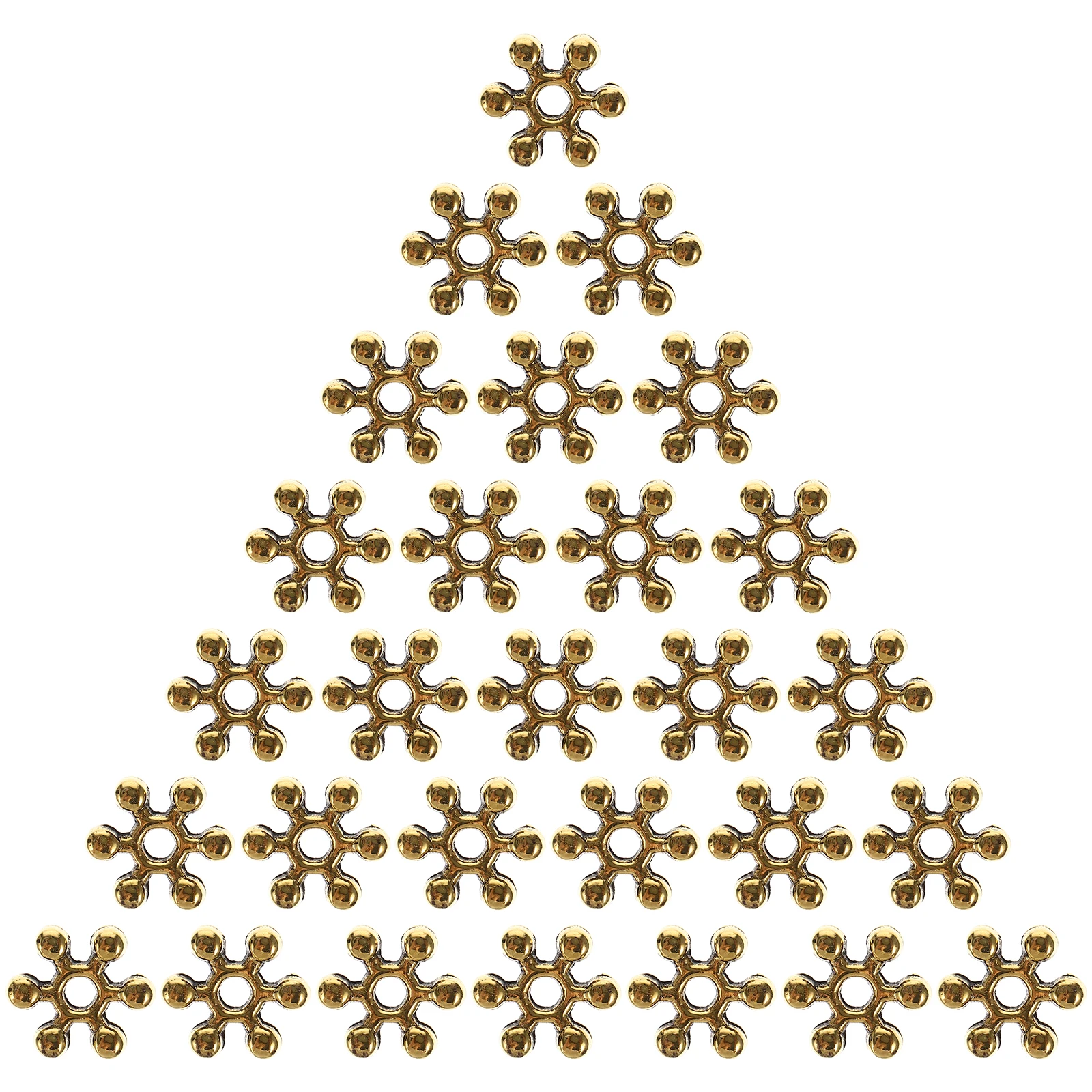 200 Pcs Retro Alloy Spacer Beads Snowflake Design for Bracelets Jewelry Crafts Lightweight Durable Smooth Edges Charm Beads DIY
200 Pcs Retro Alloy Spacer Beads Snowflake Design for Bracelets Jewelry Crafts Lightweight Durable Smooth Edges Charm Beads DIY