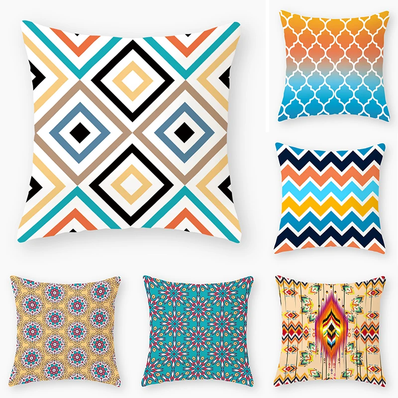 Colorful Geometric Pillowcase Bohemian Hippie Living Room Sofa Seat Cushion Cover Home Decor Wholesale
Colorful Geometric Pillowcase Bohemian Hippie Living Room Sofa Seat Cushion Cover Home Decor Wholesale