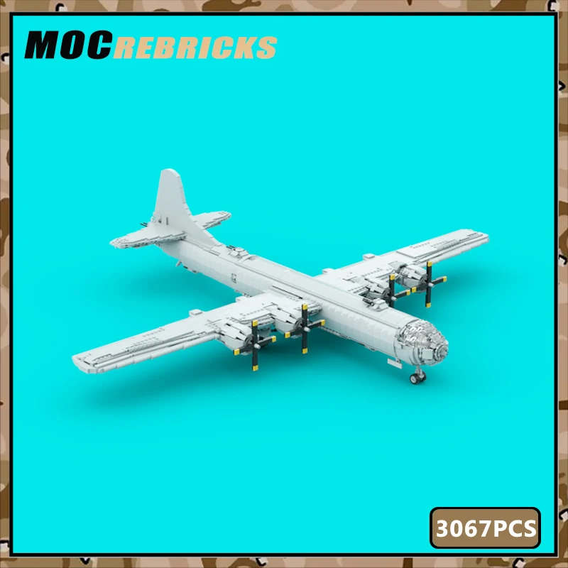Military Fighter Technical Ideas Series Assembly Building Blocks Moc B-29 Superfortress 1:35 Scale WWIl Aircraft Bricks Toy Gift
Military Fighter Technical Ideas Series Assembly Building Blocks Moc B-29 Superfortress 1:35 Scale WWIl Aircraft Bricks Toy Gift