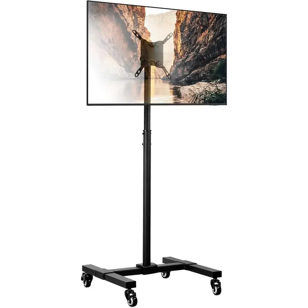 Adjustable Height Mobile TV Stand with Locking Wheels for 13-42 LCD LED Screens, VESA 200mm Compatible, Black
Adjustable Height Mobile TV Stand with Locking Wheels for 13-42 LCD LED Screens, VESA 200mm Compatible, Black