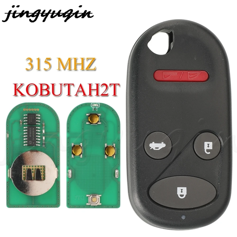jingyuqin 4Buttons Fccid:KOBUTAH2T Remote Control Car Key Keyless Auto Fob 315MHz For Honda Accord Acura TL 1998-2002
jingyuqin 4Buttons Fccid:KOBUTAH2T Remote Control Car Key Keyless Auto Fob 315MHz For Honda Accord Acura TL 1998-2002