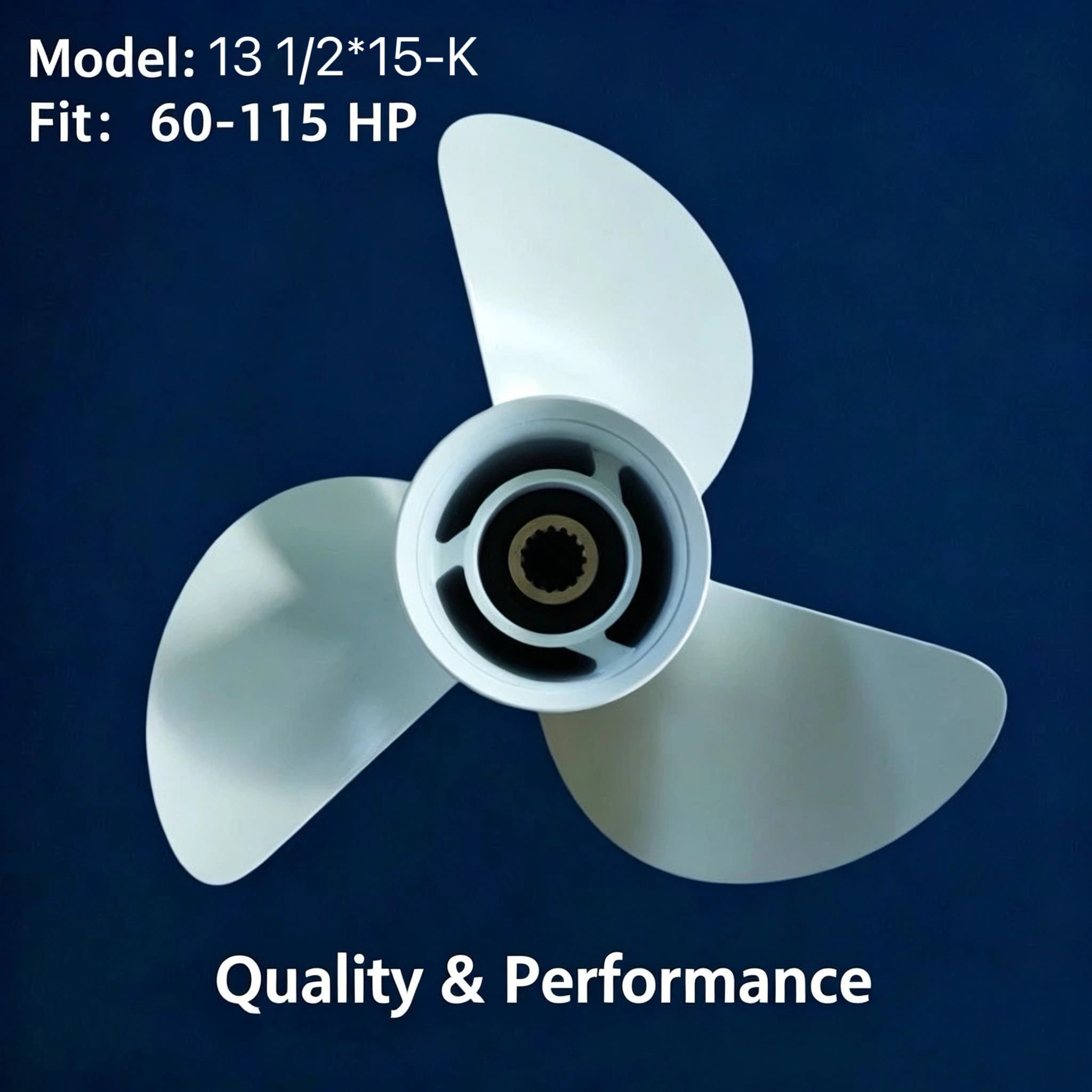 HIGH PERFORMANCE OUTBOARD PROPELLER BLADES, PREMIUM PROPELLER FOR YAMAHA 60/75/85/115 HP
HIGH PERFORMANCE OUTBOARD PROPELLER BLADES, PREMIUM PROPELLER FOR YAMAHA 60/75/85/115 HP