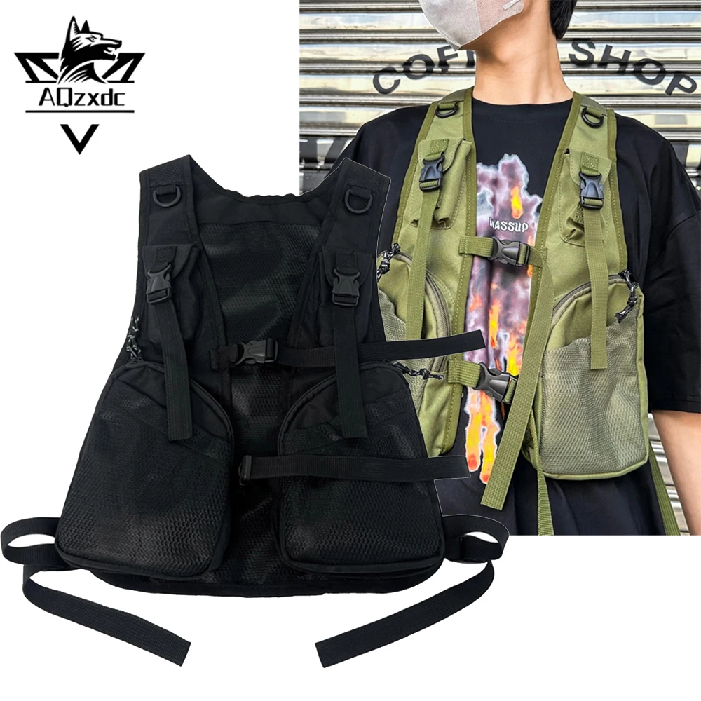 Tactical Chest Rig Bag Pouch Functional Man Exercise Waistcoat Storage Packet Multi Pockets Cycling Backpack for Camping Travel
Tactical Chest Rig Bag Pouch Functional Man Exercise Waistcoat Storage Packet Multi Pockets Cycling Backpack for Camping Travel