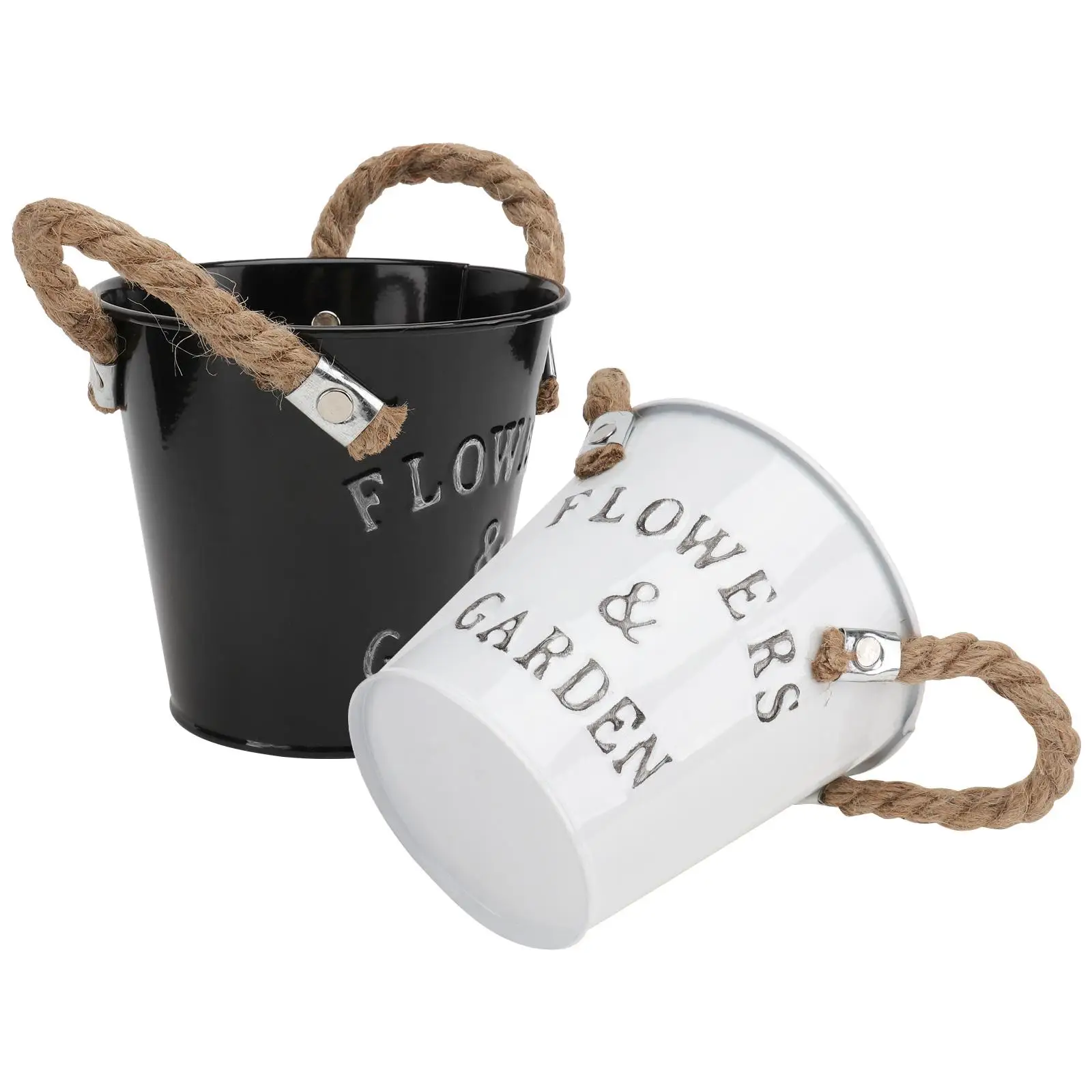 2Pcs Iron Pots Retro Tin Bucket Planters Decor Garden Garden Iron Bucket Mini Container Simple Style
2Pcs Iron Pots Retro Tin Bucket Planters Decor Garden Garden Iron Bucket Mini Container Simple Style