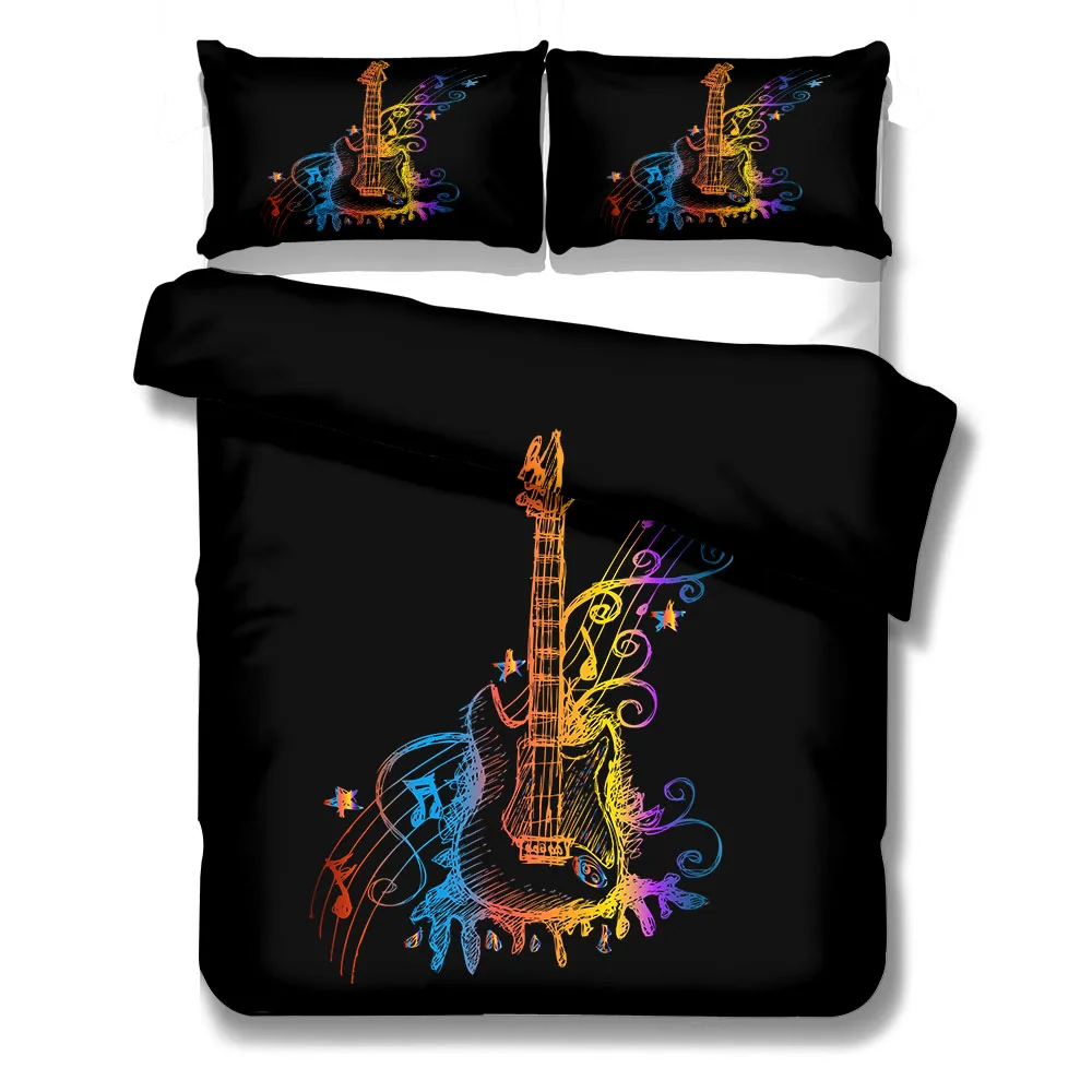 Guitar Play Musical Duvet Cover Set UK Single Double Queen US Twin Full King Size Bed Linen Set
Guitar Play Musical Duvet Cover Set UK Single Double Queen US Twin Full King Size Bed Linen Set
