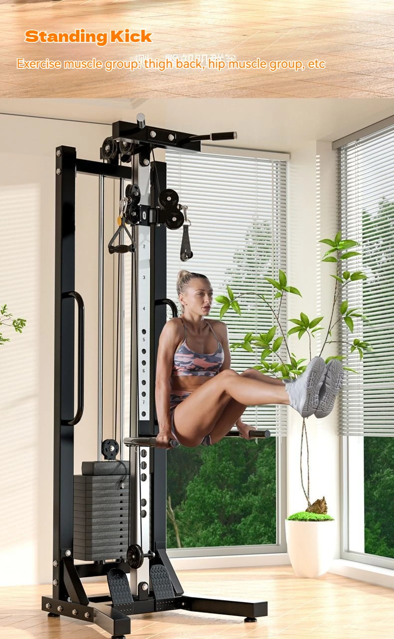 Multi functional single-sided flying bird gantry fitness equipment, home high pull down chest clip, low pull rowing training
Multi functional single-sided flying bird gantry fitness equipment, home high pull down chest clip, low pull rowing training