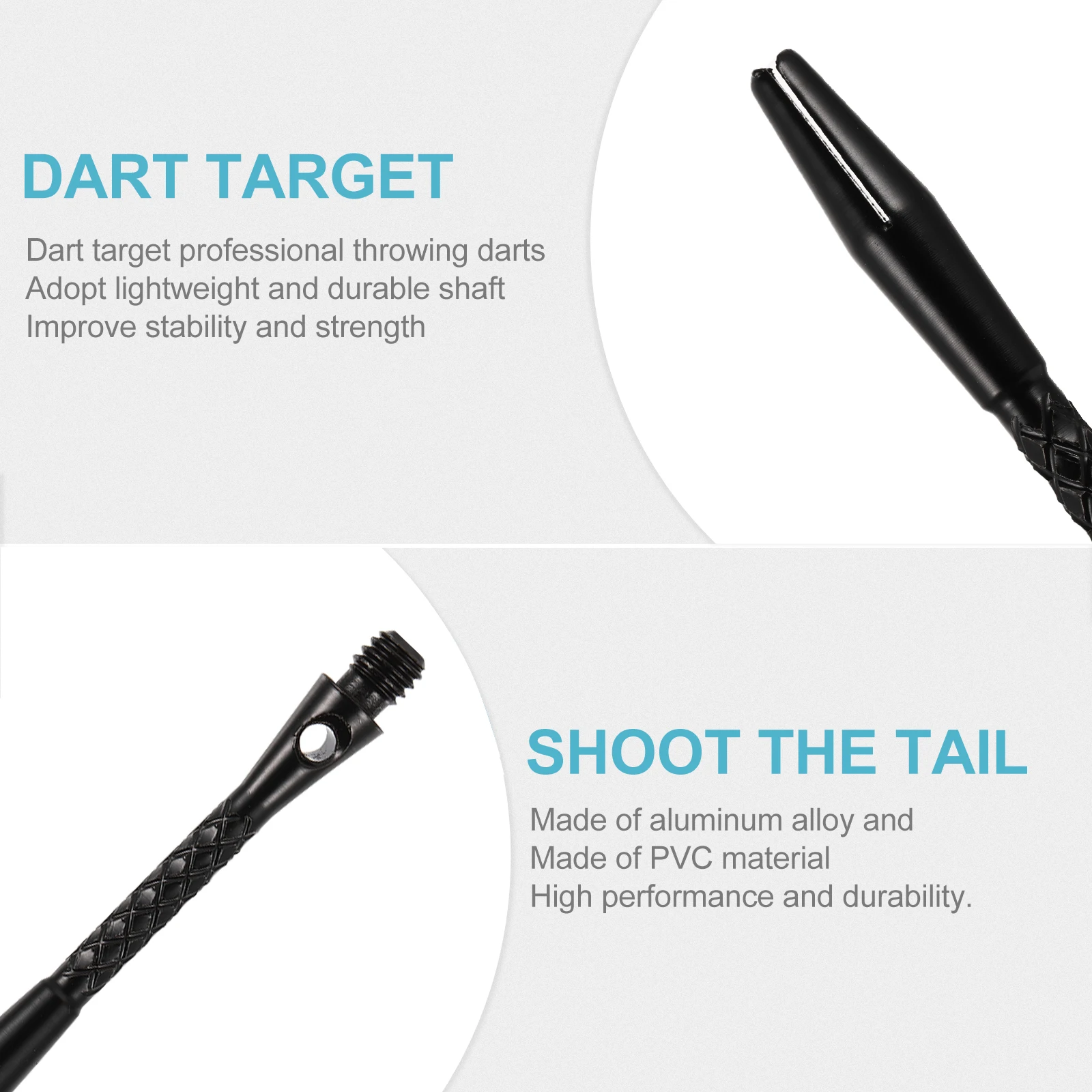 12 Pcs Dart Rod Accessories Practical Shafts Stem Aluminium Alloy Arrow Black Aluminum Thread 
12 Pcs Dart Rod Accessories Practical Shafts Stem Aluminium Alloy Arrow Black Aluminum Thread