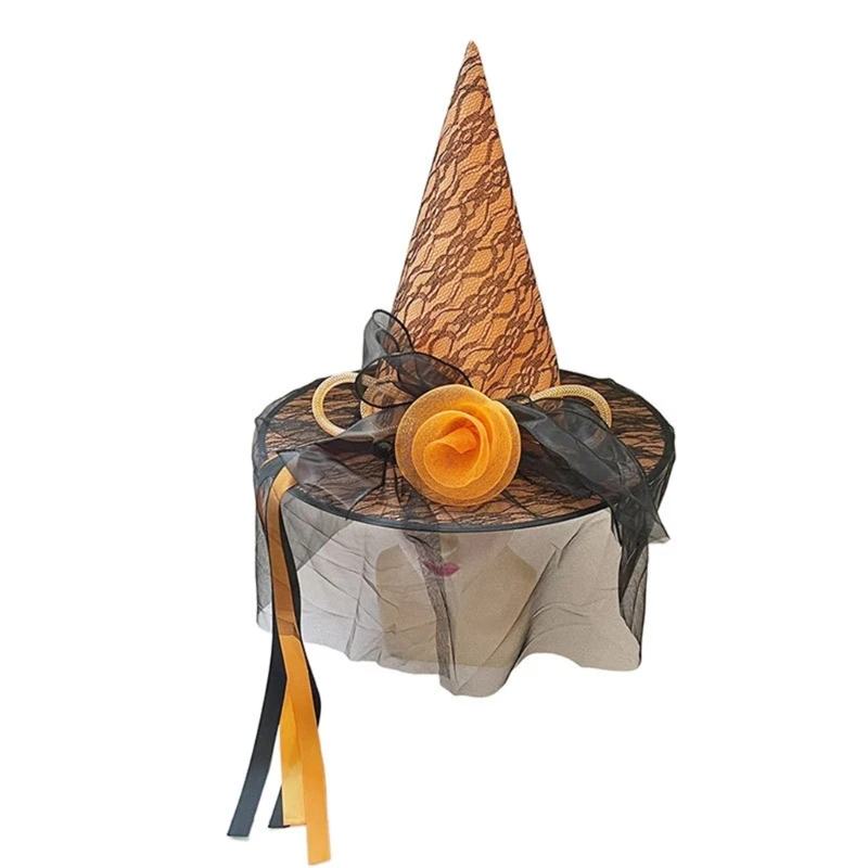 Halloween Witch Hat 33cm High Pointed Wizard Hat Witch Cosplay Hat for Women 
Halloween Witch Hat 33cm High Pointed Wizard Hat Witch Cosplay Hat for Women