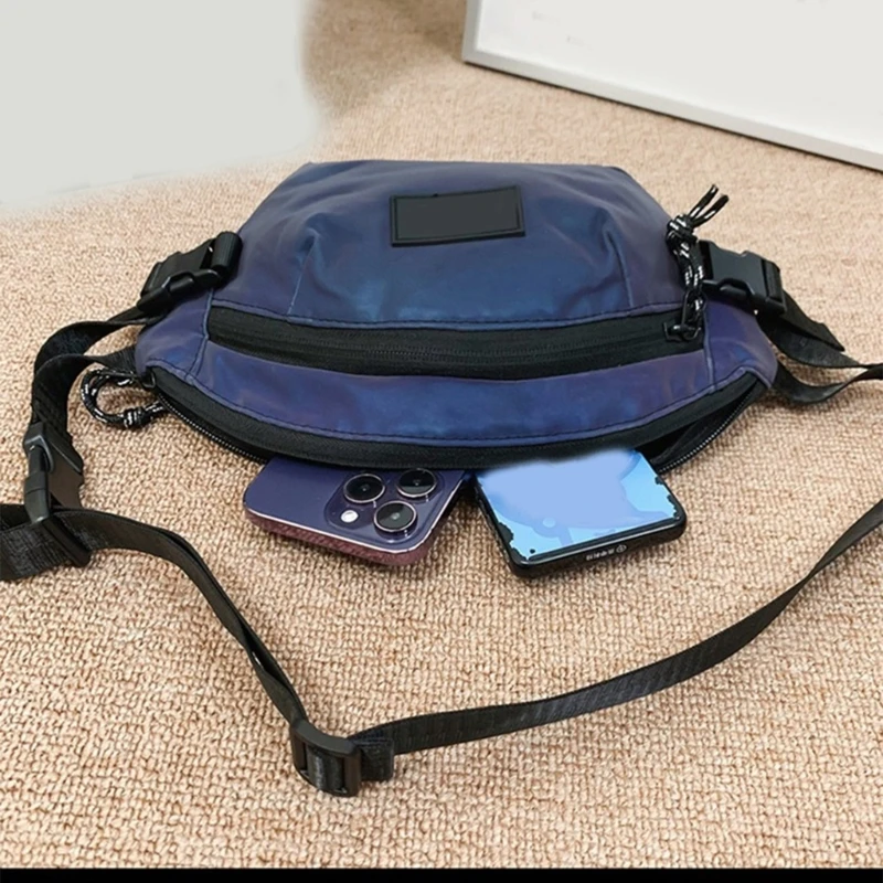 Women Korean Bum Bag Fashion Chest Bag Fanny Pack Man Reflective Waist Bag
Women Korean Bum Bag Fashion Chest Bag Fanny Pack Man Reflective Waist Bag
