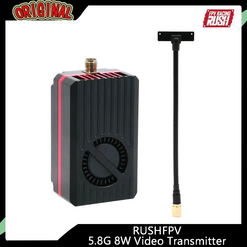 RUSHFPV 5.8G 8W Video Transmitter 4900-6000MHz Linear Polarized Omni Antenna FPV Video Transmitter for RC FPV Long Range Drone
RUSHFPV 5.8G 8W Video Transmitter 4900-6000MHz Linear Polarized Omni Antenna FPV Video Transmitter for RC FPV Long Range Drone