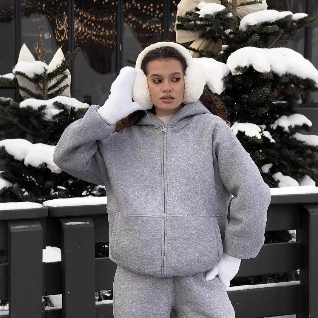 2025 New Ladies' Two-Piece Set Pure Color Hooded Open Cardigan Sweatirt Elastic Pants Street Sle Mid-Low Waist PVC Casual...
2025 New Ladies' Two-Piece Set Pure Color Hooded Open Cardigan Sweatirt Elastic Pants Street Sle Mid-Low Waist PVC Casual...