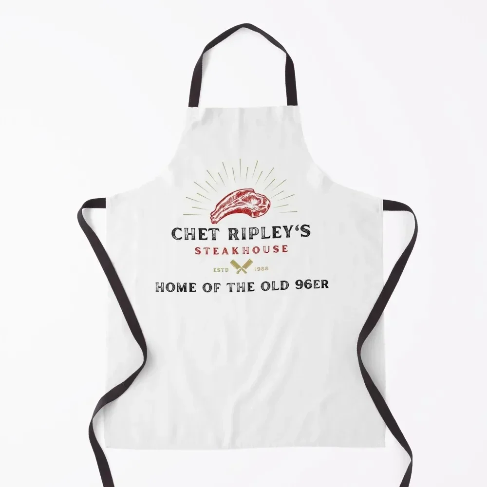 Chet Ripley's SteakHouse Home Of The Old 96er - The Great Outdoors Apron Kitchens For Men bib Apron
Chet Ripley's SteakHouse Home Of The Old 96er - The Great Outdoors Apron Kitchens For Men bib Apron