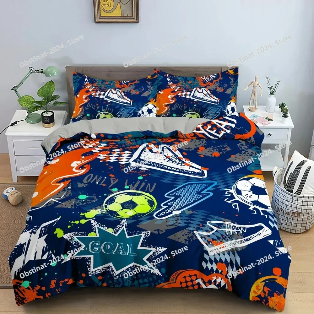 Colored Football Soccer Bedding Set Boys Girls Twin Queen Size Duvet Cover Pillowcase Bed Kids Adult Fashion Home Textileextile
Colored Football Soccer Bedding Set Boys Girls Twin Queen Size Duvet Cover Pillowcase Bed Kids Adult Fashion Home Textileextile