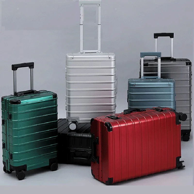 20"24"29 Inch Full Aluminium Travel Wheeled Luxury Black Suitcase TSA Lock Trolley Rolling Luggage Boarding Case Free Shipping
20"24"29 Inch Full Aluminium Travel Wheeled Luxury Black Suitcase TSA Lock Trolley Rolling Luggage Boarding Case Free Shipping