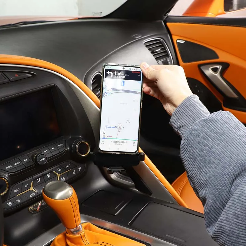 For Chevrolet Corvette C7 14-19 ABS Black Car Central Control Mobile Phone Holder GPS Navigation Holder Interior Car Accessories
For Chevrolet Corvette C7 14-19 ABS Black Car Central Control Mobile Phone Holder GPS Navigation Holder Interior Car Accessories