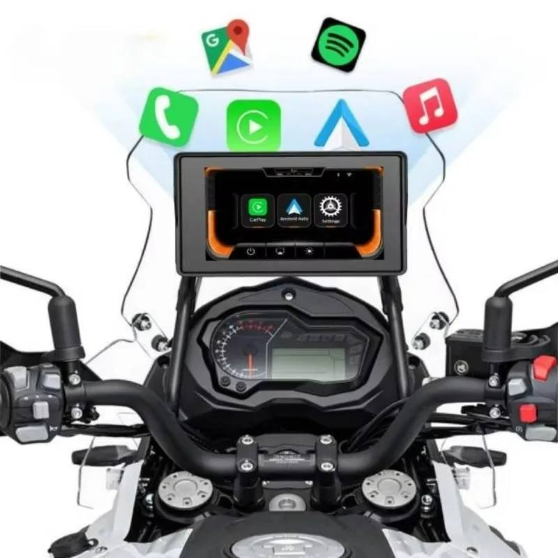 Waterproof 5-inch IPS motorcycle navigation screen, compatible with any motorcycle
Waterproof 5-inch IPS motorcycle navigation screen, compatible with any motorcycle