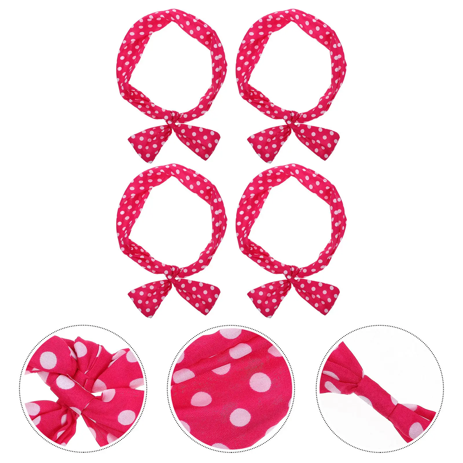 Набор из 4 повязок для волос с узором в горошек и бантом для женщин, нескользящие, на проволочной основе, для вечеринок, косплея, декоративные аксессуары для волос
Набор из 4 повязок для волос с узором в горошек и бантом для женщин, нескользящие, на проволочной основе, для вечеринок, косплея, декоративные аксессуары для волос