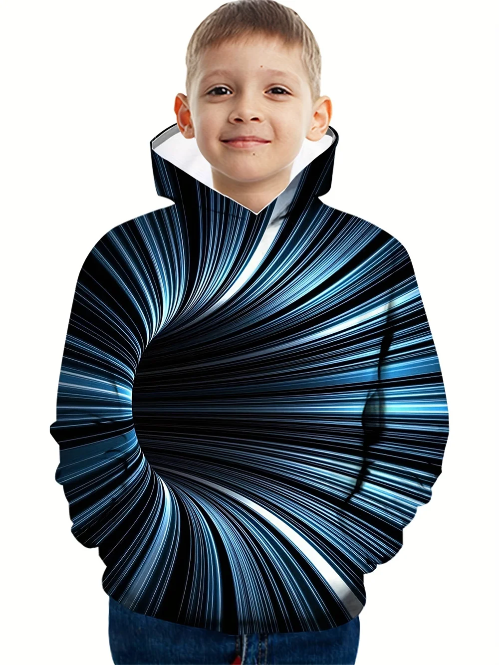 Children's clothing 3D visual dislocation graphic print hoodie casual sweatshirt novelty fashion outdoor tops spring and autumn
Children's clothing 3D visual dislocation graphic print hoodie casual sweatshirt novelty fashion outdoor tops spring and autumn