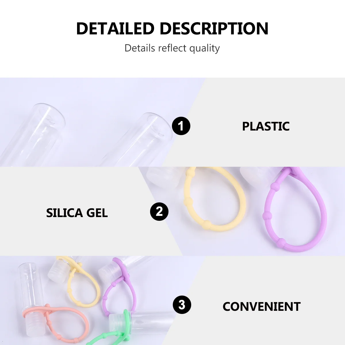 8Pcs Portable Wash- Bottles Set Durable Refillable Travel Empty Dispense Container Silicone Lightweight
8Pcs Portable Wash- Bottles Set Durable Refillable Travel Empty Dispense Container Silicone Lightweight