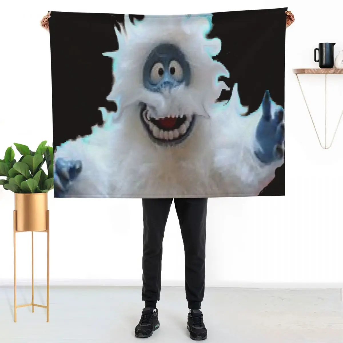 THE Abominable snowman Throw Blanket Multi Use Warm Blanket for Living Room Bedroom
THE Abominable snowman Throw Blanket Multi Use Warm Blanket for Living Room Bedroom