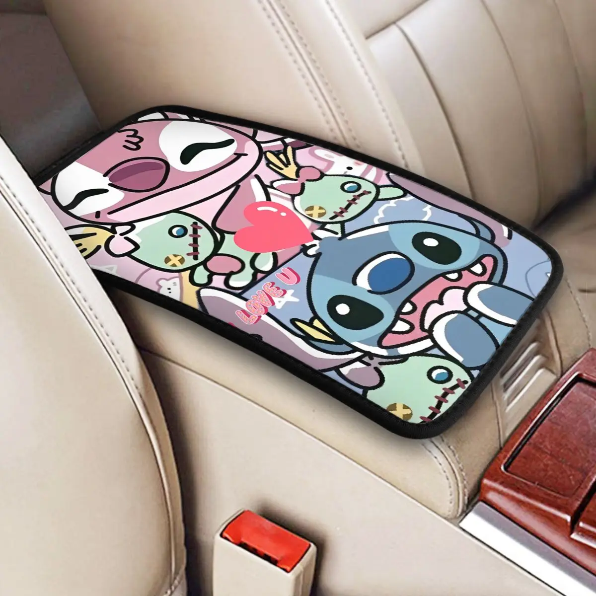 Stitch And Angel Auto Center Console Pad Waterproof anime cartoon Car Interior Armrest Seat Box Cover Protector for Most Vehicle
Stitch And Angel Auto Center Console Pad Waterproof anime cartoon Car Interior Armrest Seat Box Cover Protector for Most Vehicle