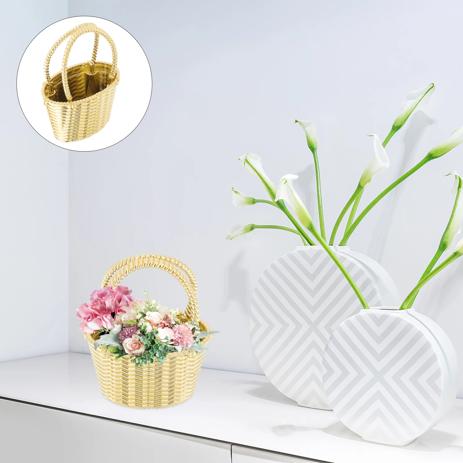 12pcs Mini Decorative Baskets Plastic Gifts Wedding Small Baby Shower Candy Storage Baskets Creative Party Favors Handheld Gift
12pcs Mini Decorative Baskets Plastic Gifts Wedding Small Baby Shower Candy Storage Baskets Creative Party Favors Handheld Gift