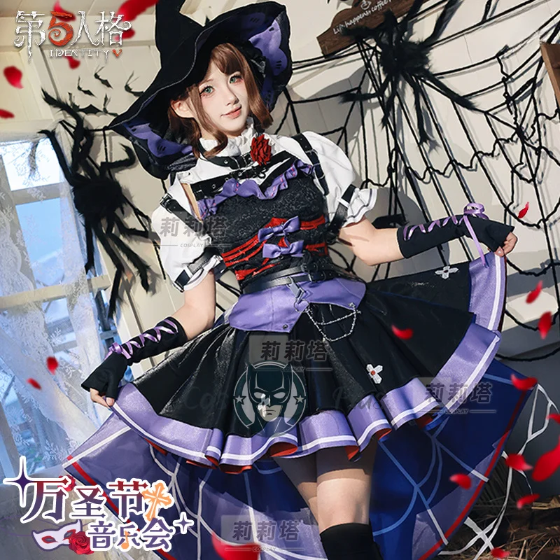 Game Identity Ⅴ Emma Woods Gardener Cosplay Costume Concert Wig Purple Lolita Princess Dress Hat Woman Halloween Carnival Suit
Game Identity Ⅴ Emma Woods Gardener Cosplay Costume Concert Wig Purple Lolita Princess Dress Hat Woman Halloween Carnival Suit