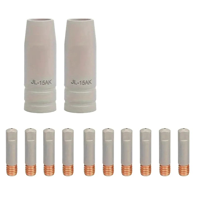 AS94-12Pcs Nozzle Tip Holder 15AK MIG Nozzle Tip Holder Welding MIG Welding Contact Pin Point Cover Nozzle Kit
AS94-12Pcs Nozzle Tip Holder 15AK MIG Nozzle Tip Holder Welding MIG Welding Contact Pin Point Cover Nozzle Kit