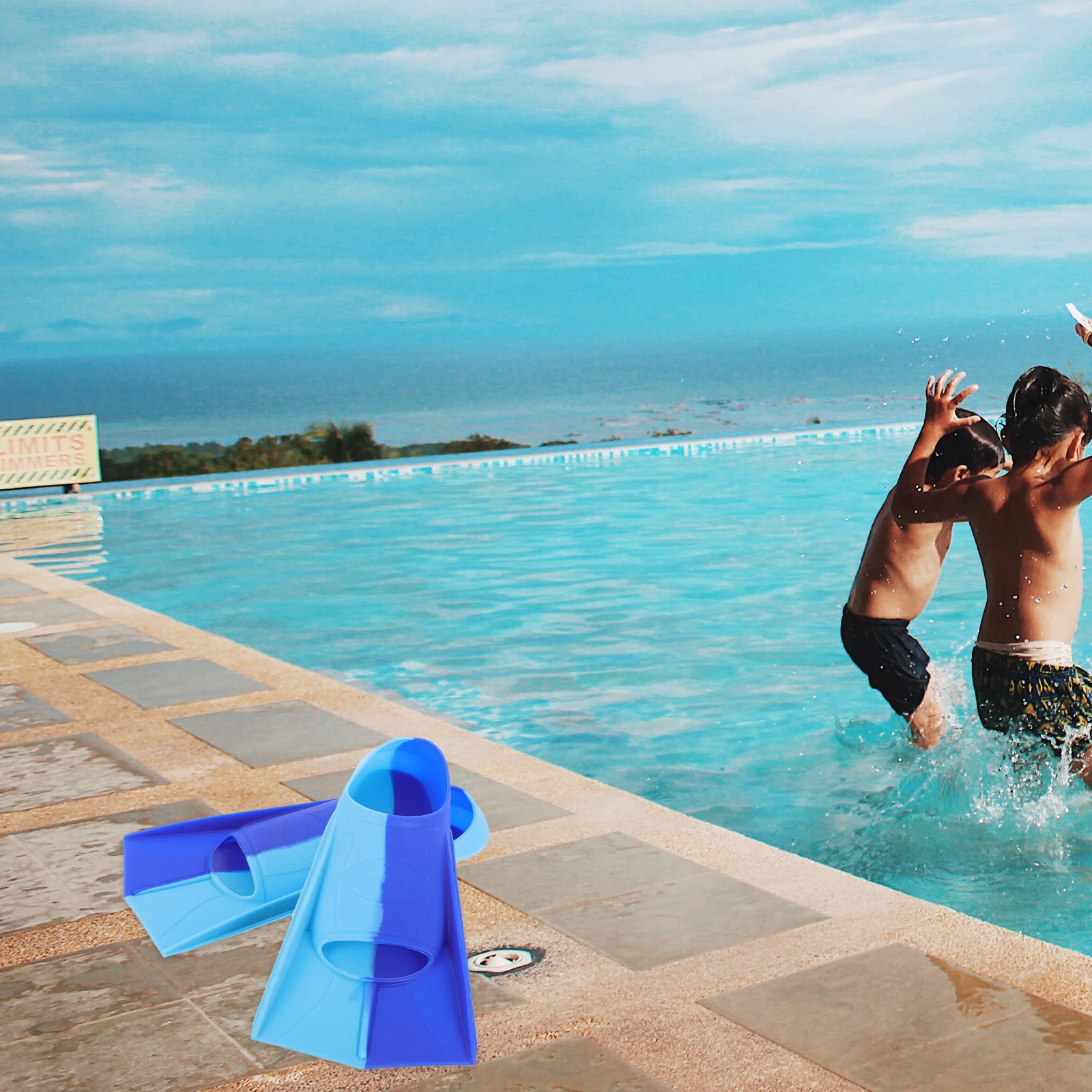 Adult Kids Diving Training Snorkeling Flippers Men Women Short Adjustable Silicone Heel Travel Swim
Adult Kids Diving Training Snorkeling Flippers Men Women Short Adjustable Silicone Heel Travel Swim