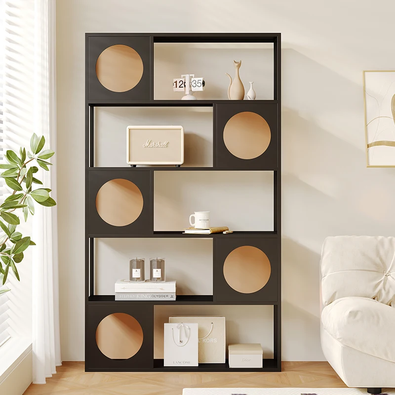 French wrought iron bookshelf integrated against the wall, living room partition, simple modern household multi-layer storage fl
French wrought iron bookshelf integrated against the wall, living room partition, simple modern household multi-layer storage fl