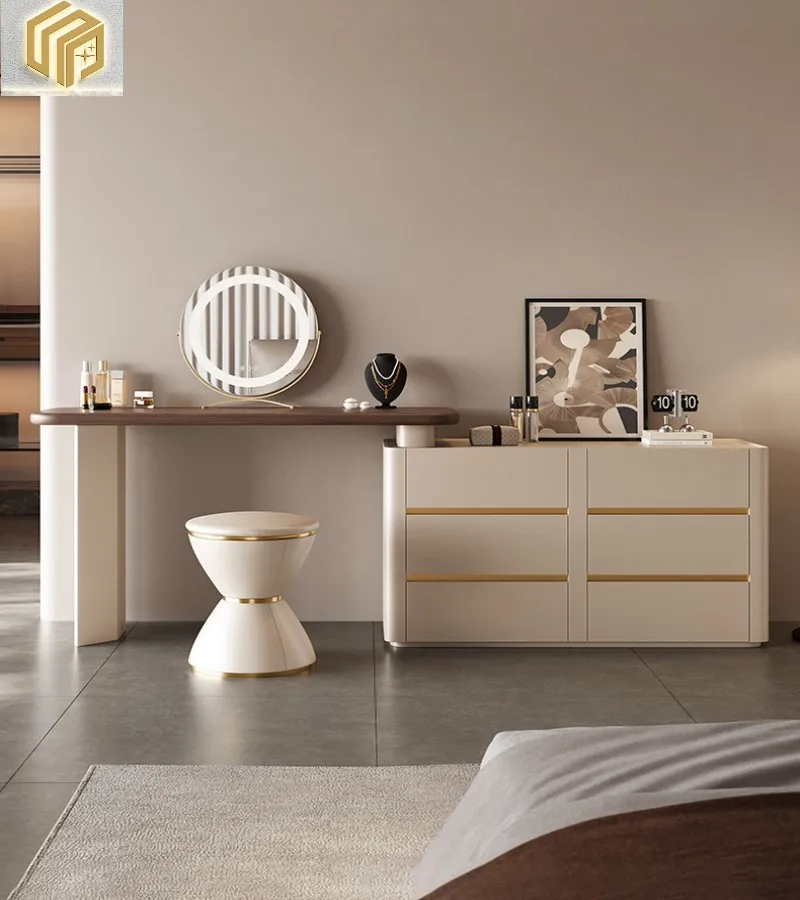 Bedroom Solid Wood Makeup Table Storage Cabinet Bed Tail Bucket Cabinet Dressing Table Integrated Desk
Bedroom Solid Wood Makeup Table Storage Cabinet Bed Tail Bucket Cabinet Dressing Table Integrated Desk