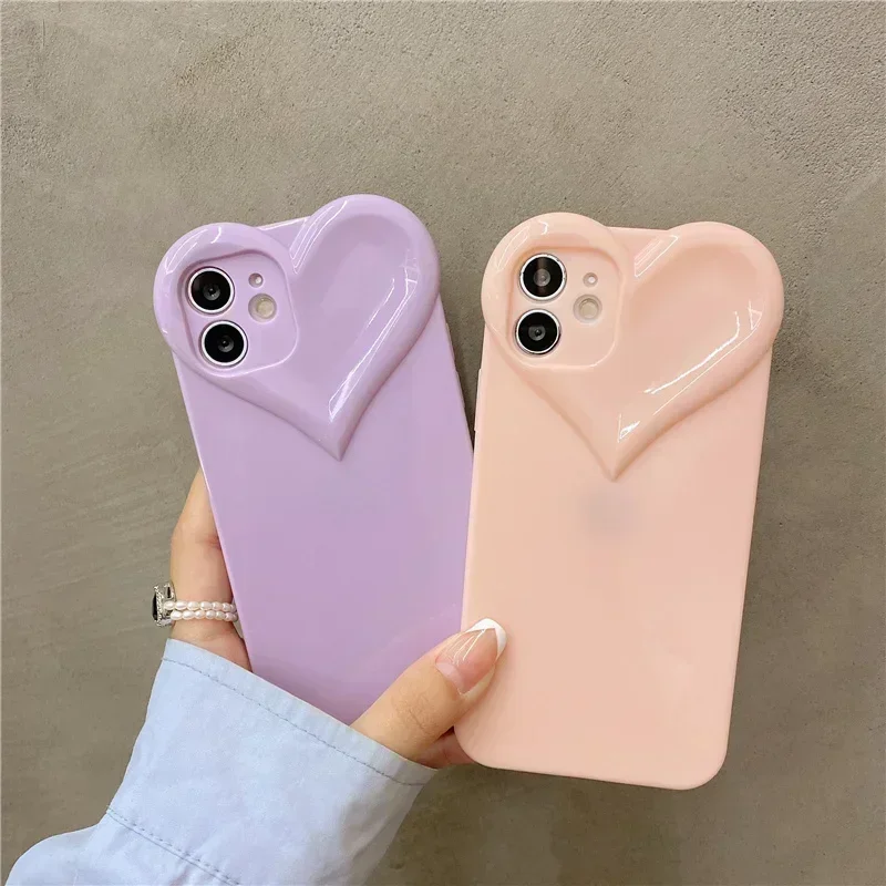 Чехол для телефона с 3D любовным сердцем для iPhone 14 11 12 13 15 Pro Max X XR XS 7 8 Plus, однотонный Мягкий Силиконовый ТПУ чехол-накладка карамельных цветов
Чехол для телефона с 3D любовным сердцем для iPhone 14 11 12 13 15 Pro Max X XR XS 7 8 Plus, однотонный Мягкий Силиконовый ТПУ чехол-накладка карамельных цветов