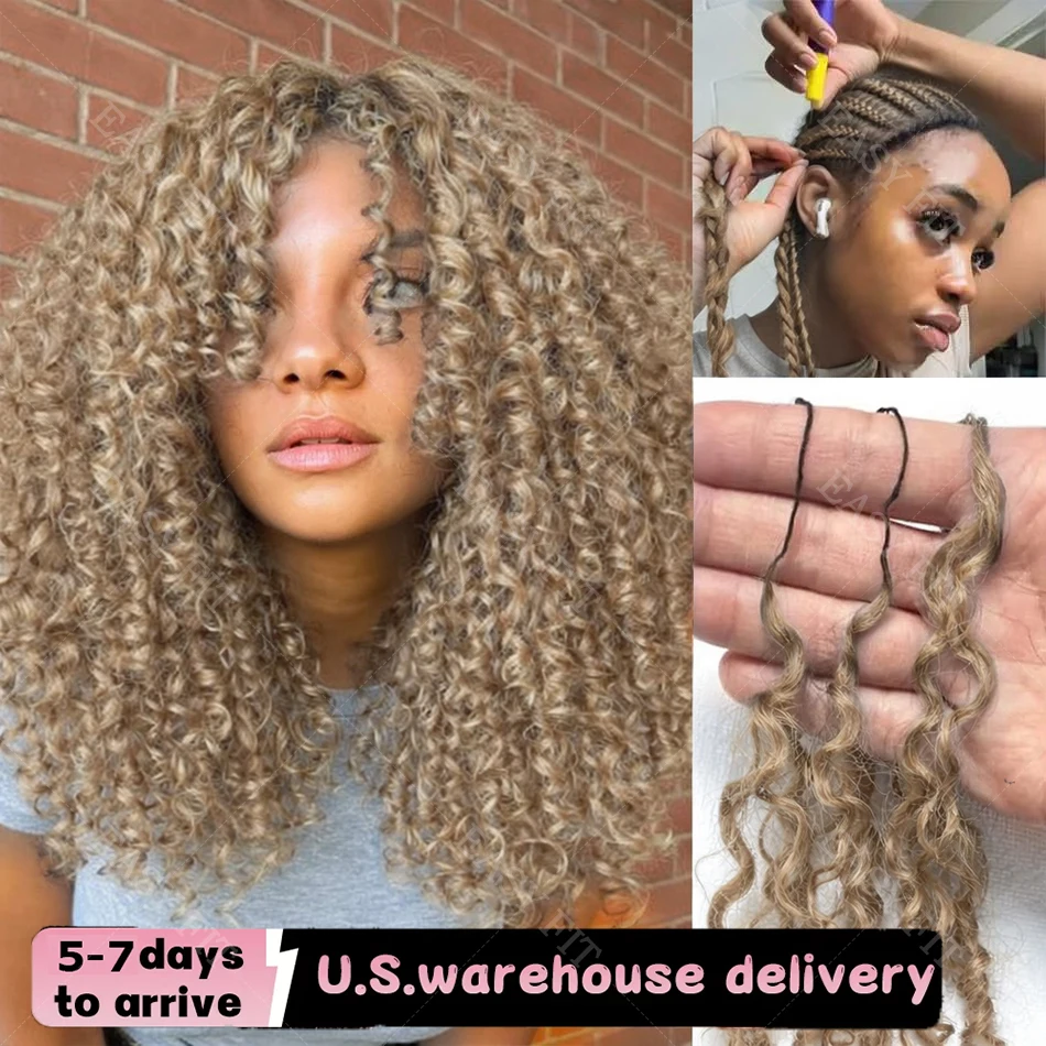 # 27 прядей медово-русых бирманских кудрявых волос для наращивания, без узлов, с мелкими спиралями, натуральные человеческие волосы для женщин
# 27 прядей медово-русых бирманских кудрявых волос для наращивания, без узлов, с мелкими спиралями, натуральные человеческие волосы для женщин