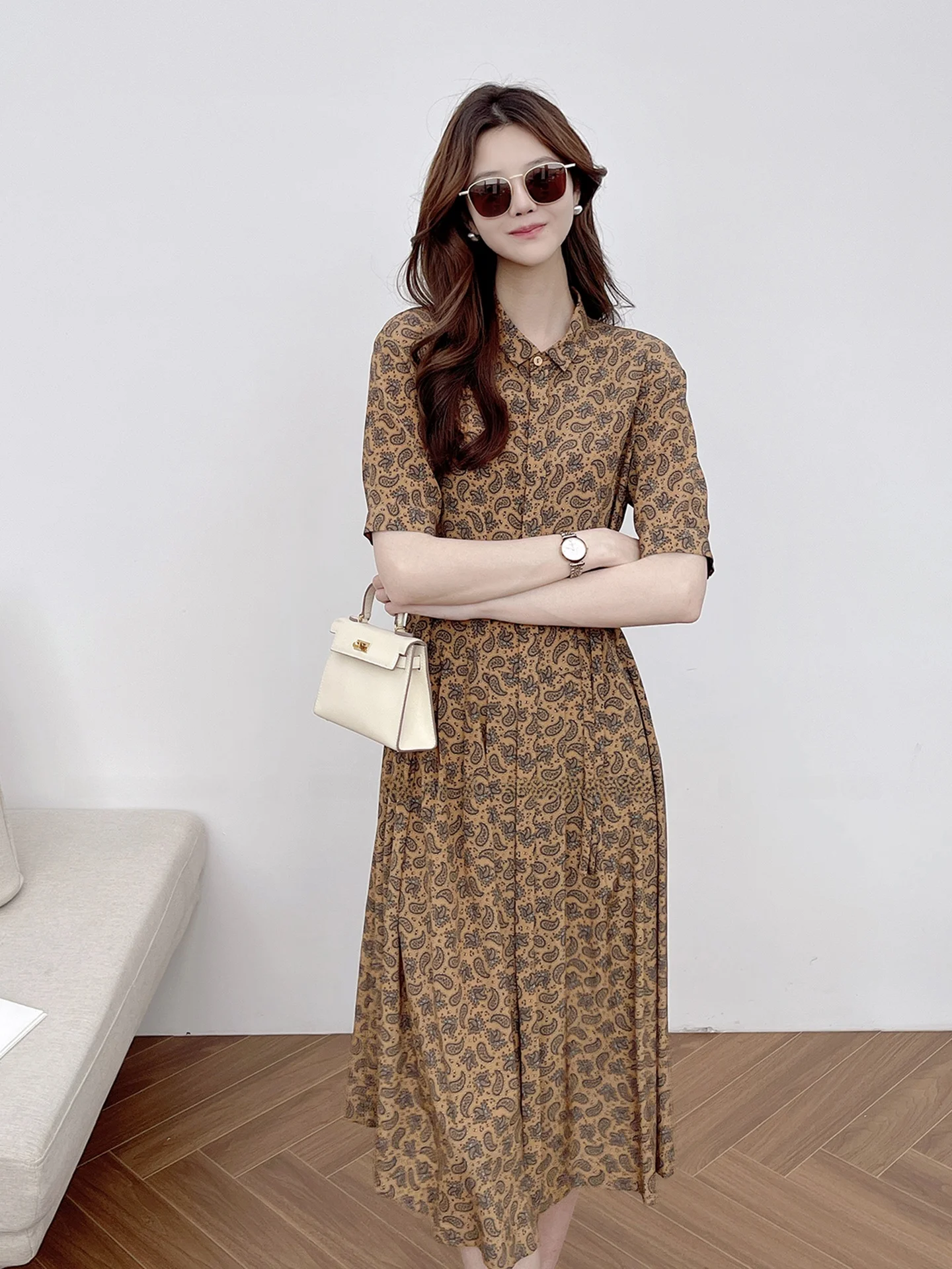 Franz Heavyweight Silk Blend Belted Pleated ort Sve Women's Dr Mid-Length Ci Commute Single Button Closure Dr
Franz Heavyweight Silk Blend Belted Pleated ort Sve Women's Dr Mid-Length Ci Commute Single Button Closure Dr