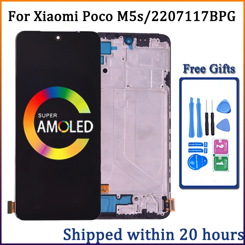 6.43'' AMOLED For Xiaomi Poco M5s LCD Display With Touch Screen Digitizer Replacement Parts 2207117BPG Display
6.43'' AMOLED For Xiaomi Poco M5s LCD Display With Touch Screen Digitizer Replacement Parts 2207117BPG Display
