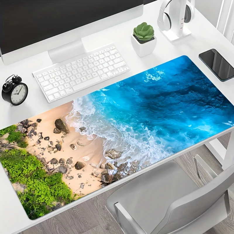 Большой коврик для мыши Ocean Beach, мягкий, из натурального каучука, нескользящий, для рабочего стола, игровой коврик для мыши, декоративный коврик для геймеров
Большой коврик для мыши Ocean Beach, мягкий, из натурального каучука, нескользящий, для рабочего стола, игровой коврик для мыши, декоративный коврик для геймеров