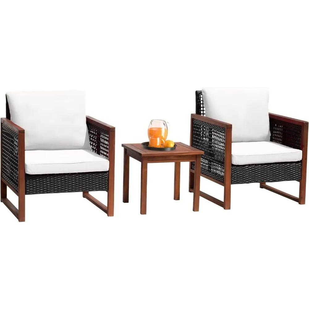 Patio Furniture 3-piece Acacia Wood Patio Bistro Set Outdoor Chat Conversation Table Chair Set With Water Resistant Cushions An
Patio Furniture 3-piece Acacia Wood Patio Bistro Set Outdoor Chat Conversation Table Chair Set With Water Resistant Cushions An