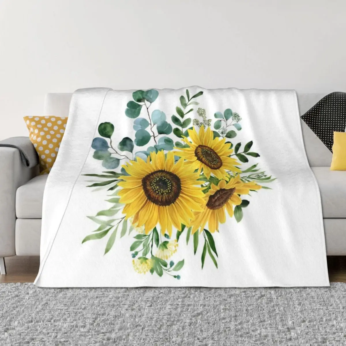 Sunflower and Eucalyptus Throw Blanket Blankets Sofas Of Decoration Vintage Travel Blankets
Sunflower and Eucalyptus Throw Blanket Blankets Sofas Of Decoration Vintage Travel Blankets