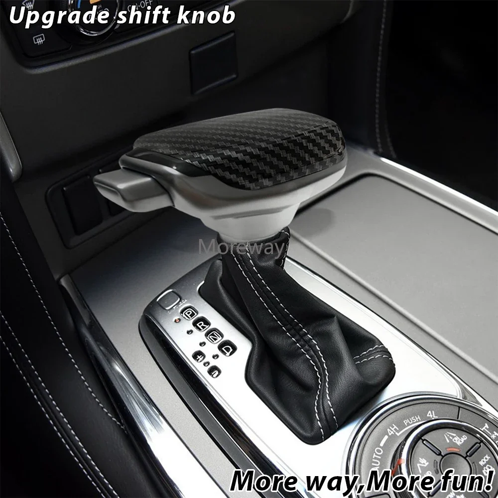 Fake Carbon Fiber Auto Modified Gear Lever Shift Knob Stick Control Handle For Nissan Patrol Y62 2012 2016 Trim Accessories
Fake Carbon Fiber Auto Modified Gear Lever Shift Knob Stick Control Handle For Nissan Patrol Y62 2012 2016 Trim Accessories