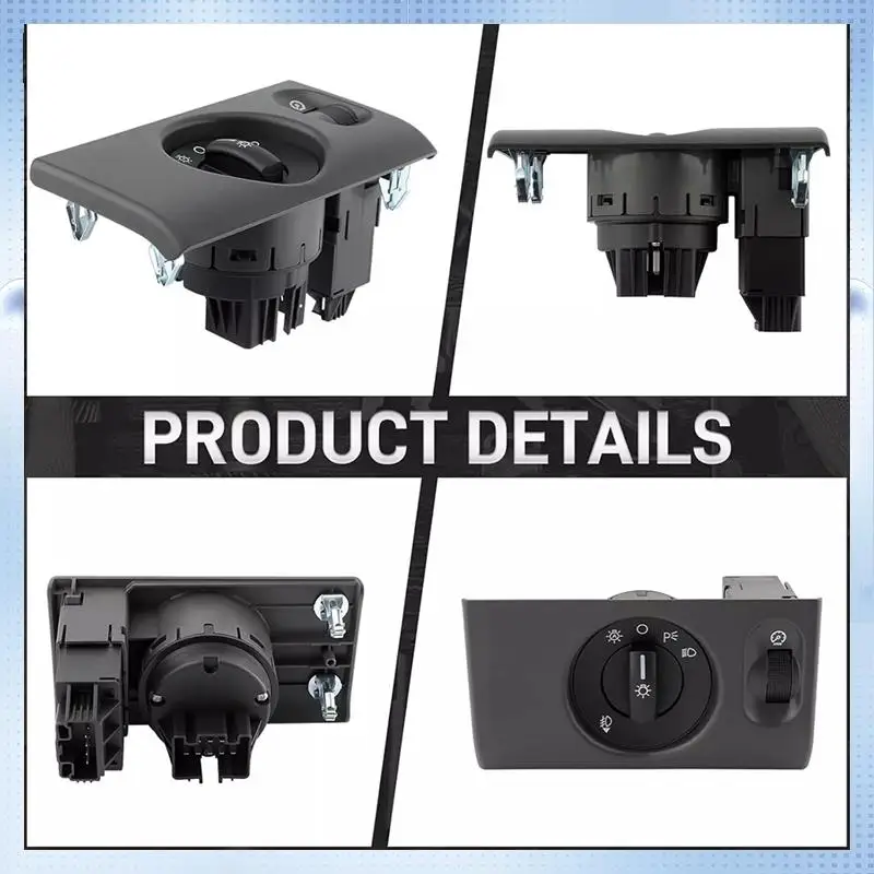 NEW-5L3Z11654CAB Car Headlight Control Switch Replacement 5L3Z-11654-CAB For Ford F150 2004-2008
NEW-5L3Z11654CAB Car Headlight Control Switch Replacement 5L3Z-11654-CAB For Ford F150 2004-2008
