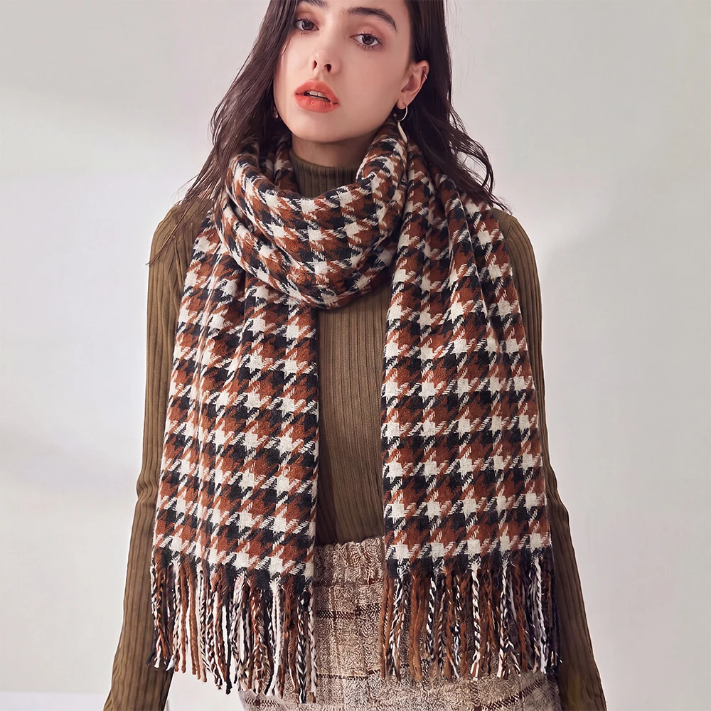 2026 New Luxury Winter Cashmere Scarf Women Checkered Plaid Thick Warm Pashmina Comfortable Long Blanket Shawl Tassel Bufanda
2026 New Luxury Winter Cashmere Scarf Women Checkered Plaid Thick Warm Pashmina Comfortable Long Blanket Shawl Tassel Bufanda
