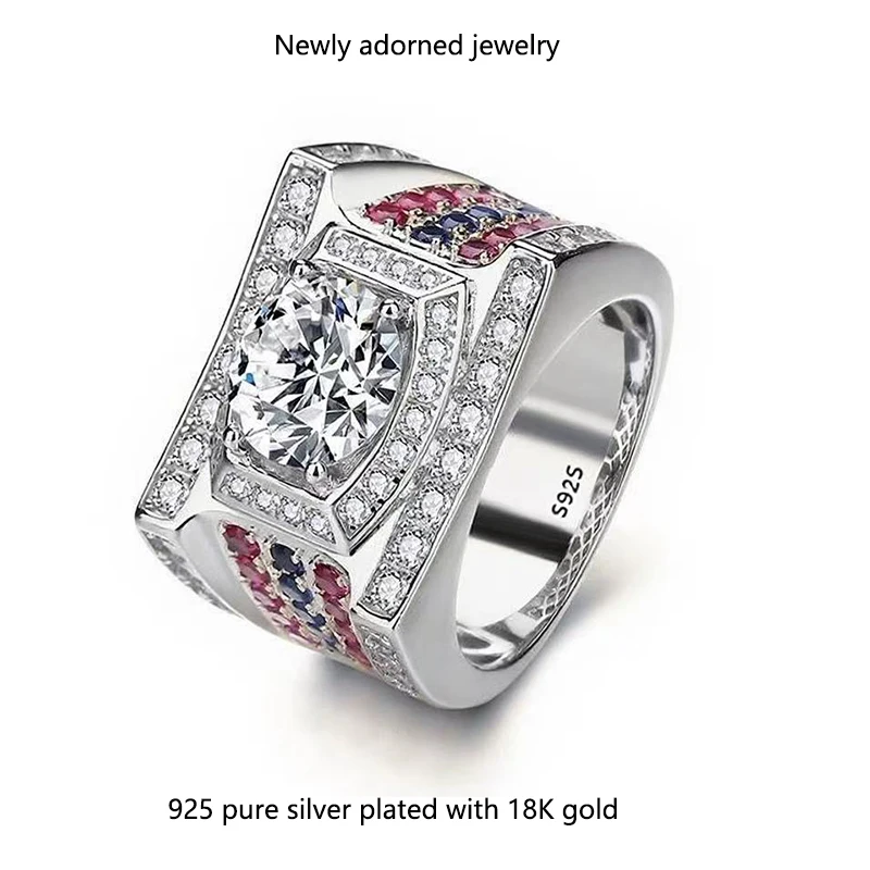 Мужское кольцо с муассанитом на 3 карата, предназначенное для посадки ширины мужского указательного пальца, с роскошным каменем из муассанита.
Мужское кольцо с муассанитом на 3 карата, предназначенное для посадки ширины мужского указательного пальца, с роскошным каменем из муассанита.