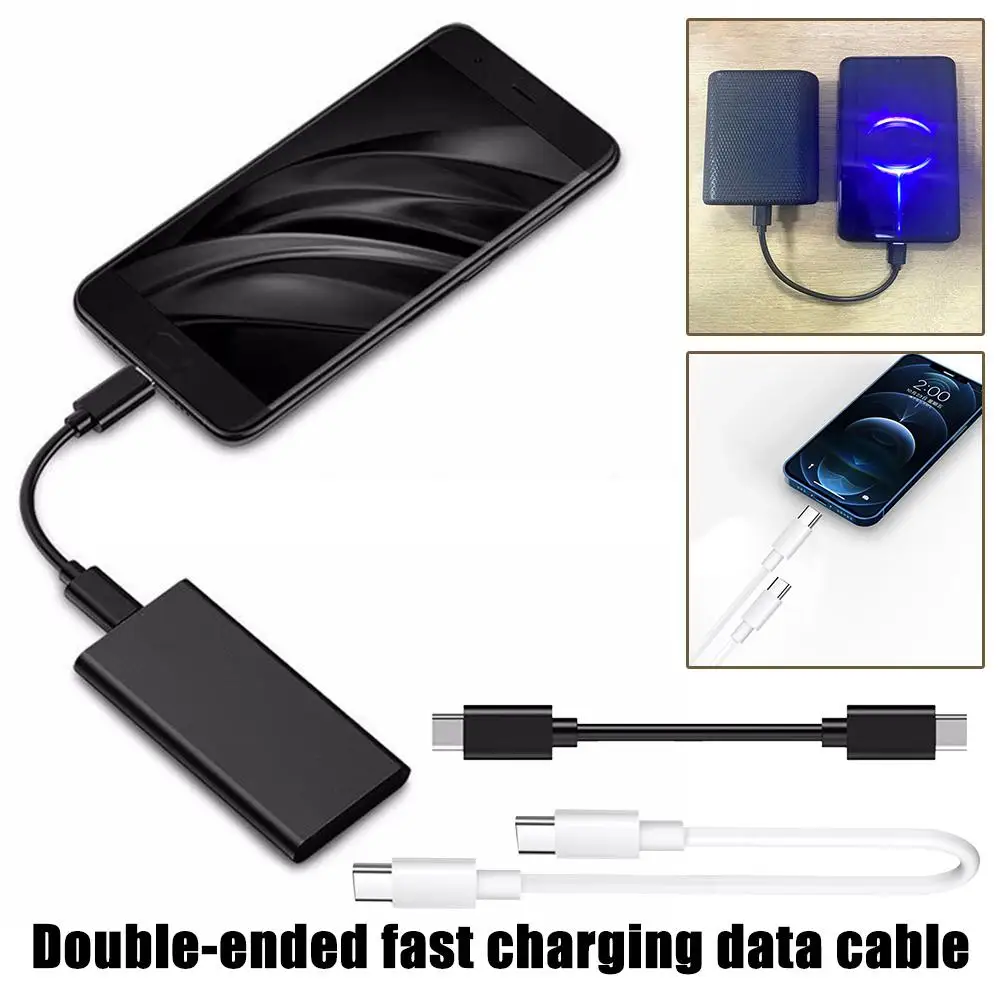 60W 3A Short USB C Cable Fast Charging USB Type C Cable Power Bank Data Cable For Samsung PD Cable J1G5
60W 3A Short USB C Cable Fast Charging USB Type C Cable Power Bank Data Cable For Samsung PD Cable J1G5