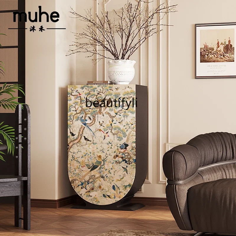ssK178 Medieval French flower and bird living room solid wood bucket cabinet against the wall household entrance integrated lock
ssK178 Medieval French flower and bird living room solid wood bucket cabinet against the wall household entrance integrated lock